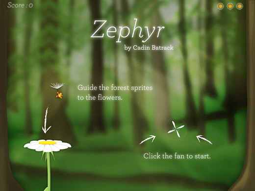 Zephyr Title Screen
